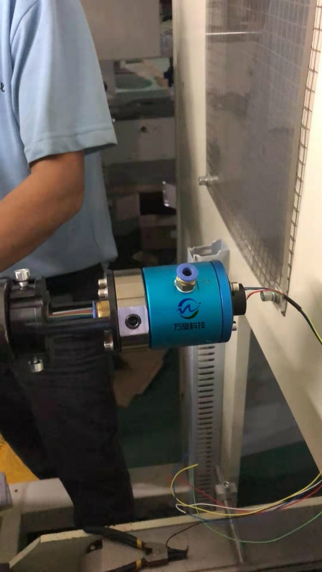 機械設備上的 電氣旋轉接頭 現場案列