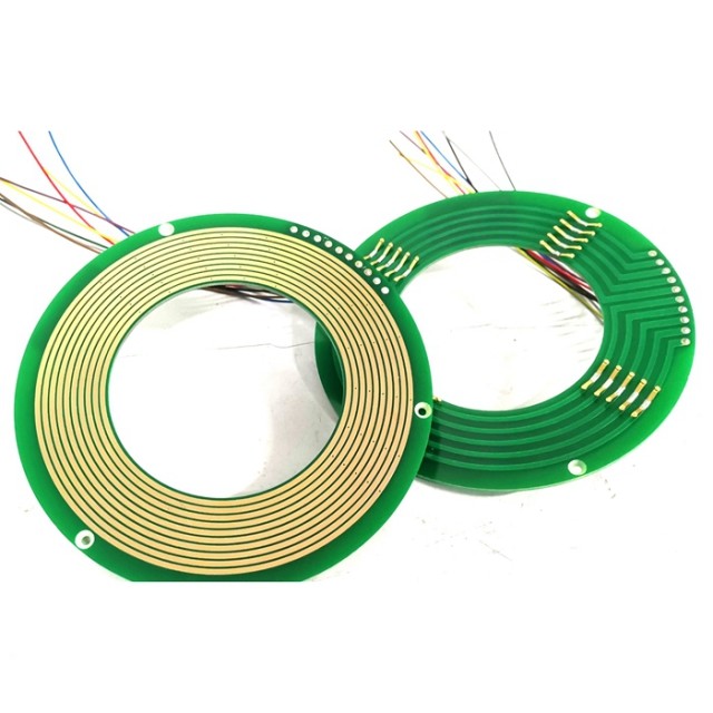 大口徑PCB盤式導(dǎo)電滑環(huán)