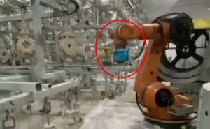 機器人手臂 中空電氣旋轉滑環應用